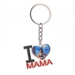 Breloc sublimabil I Love Mama